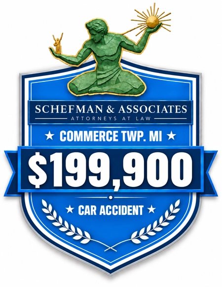 $199,900 commercial vehicle accident result in Commerce Township