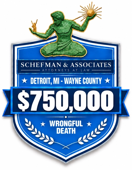 $750,000 wrongful death result in Detroit, Wayne County