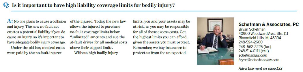Bodily Injury Q and A