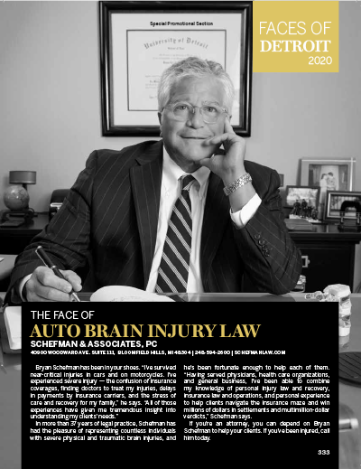 The Face of Auto Brain Injury Law