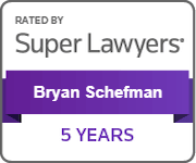 Rated by Super Lawyers | Bryan Schefman | 5 years